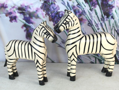 【熱賣 巴厘島原木雕刻 斑馬 家居辦公擺件木馬 馬到成功 新居裝飾】價格,廠家,圖片,木質、竹質工藝品,義烏市騰澤工藝品商行-