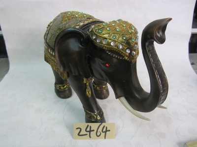 【樹脂陶瓷工藝品動物(黑色吸水長角大象)】價格,廠家,圖片,塑料、樹脂工藝品,德化縣印藝印刷有限責任公司-