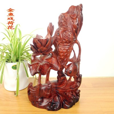 直批最新產(chǎn)品木雕江蘇南通升值紅檀動物純手工家居簡約現(xiàn)代擺件