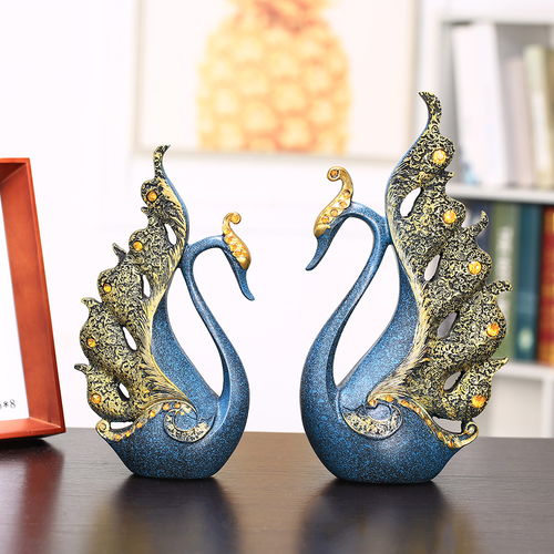 歐式鹿與天鵝 高端創(chuàng)意家居裝飾品，點(diǎn)亮生活的新婚佳禮